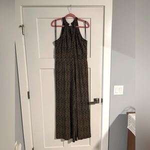 Twisted halter neck jumpsuit